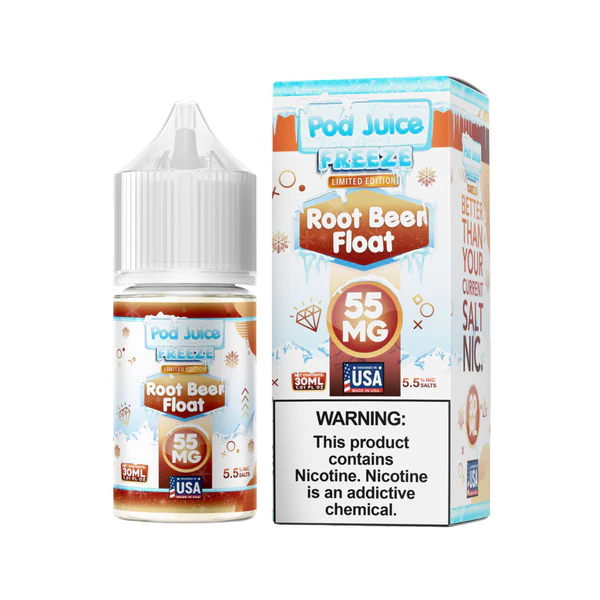 POD JUICE SALT FREEZE ROOT BEER FLOAT 55MG 30ML