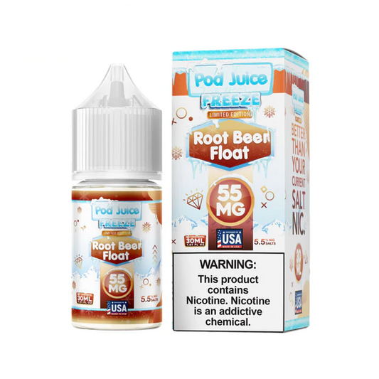 POD JUICE SALT FREEZE ROOT BEER FLOAT 55MG 30ML