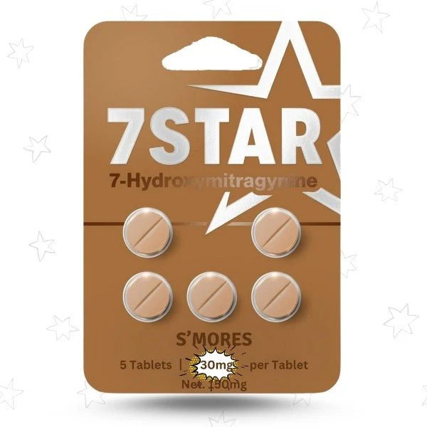 7 STAR HYDROXYMITRAGYNINE 30MG SMORES TABLET 5CT