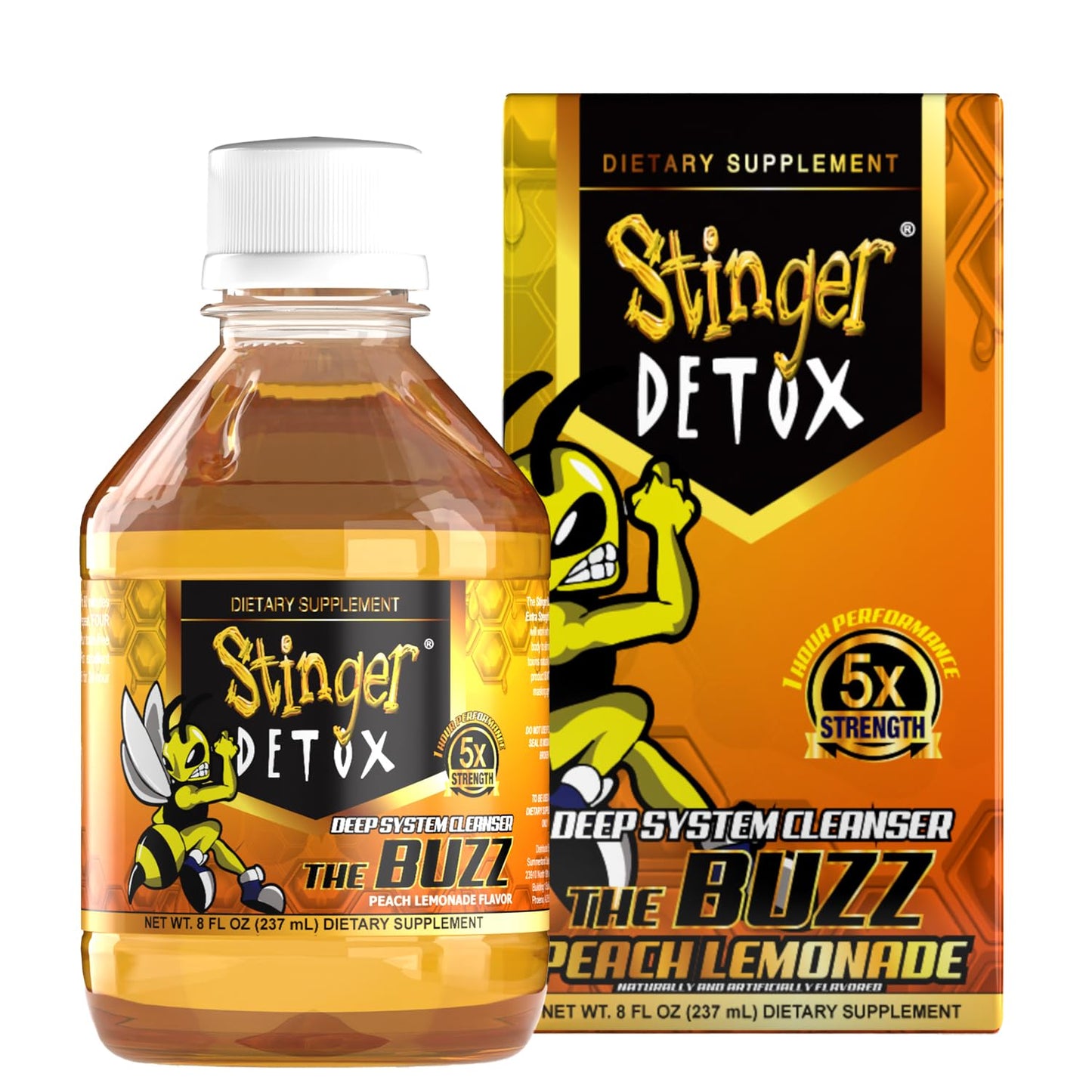 STINGER DETOX BUZZ 5X PEACH LEMONADE