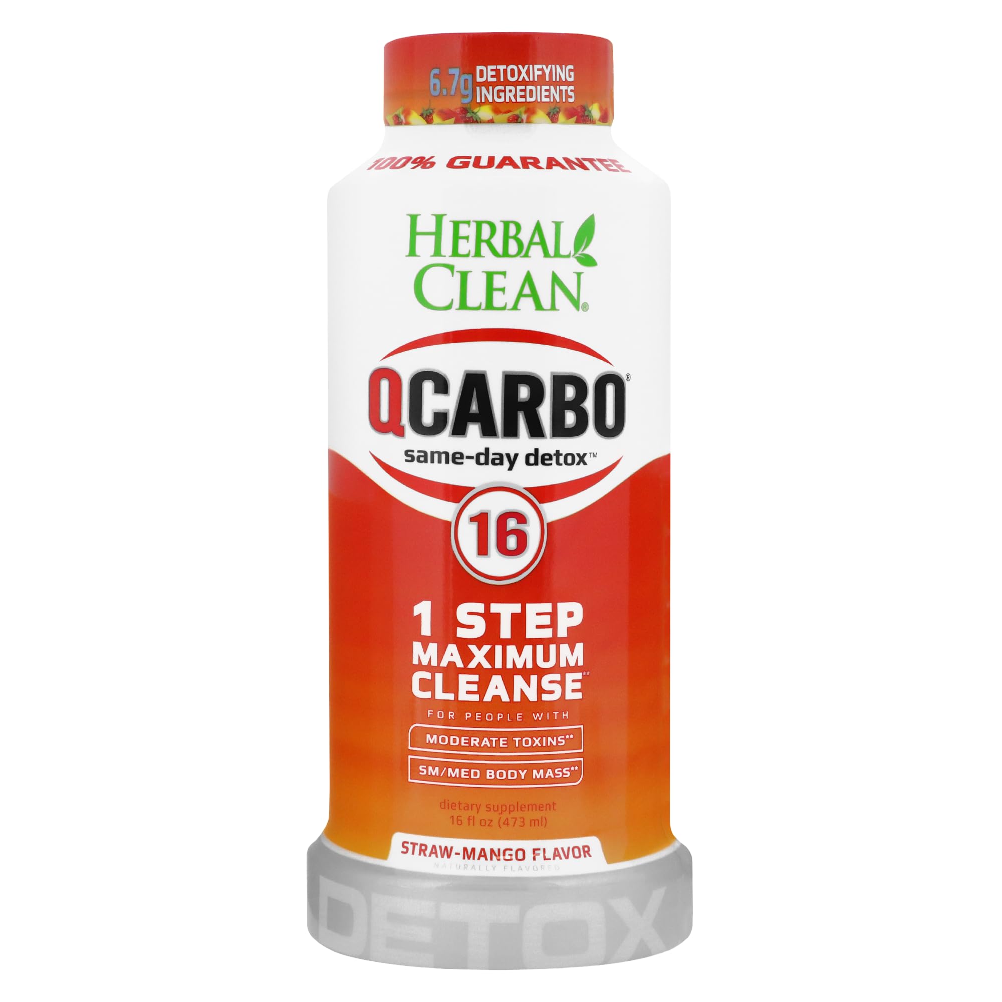 HERBAL QCARBO STRAWBERRY MANGO 16OZ