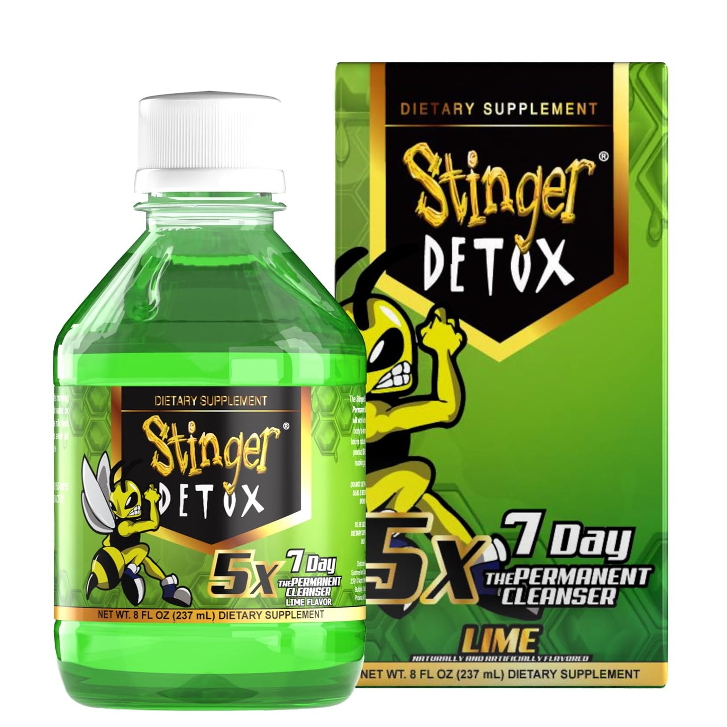 STINGER DETOX 5X 7 DAY LIME 8OZ
