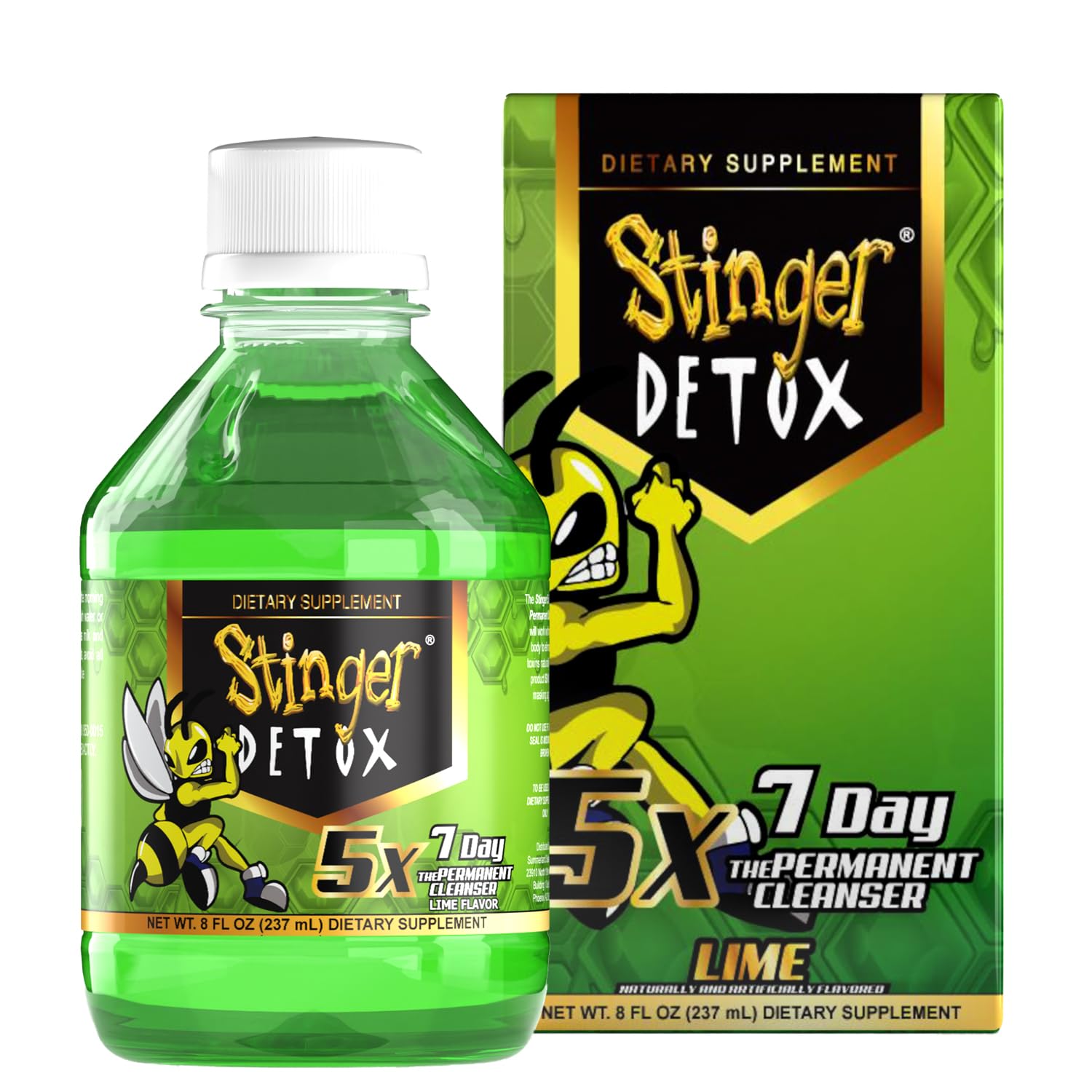 STINGER DETOX 5X 7 DAY LIME 8OZ