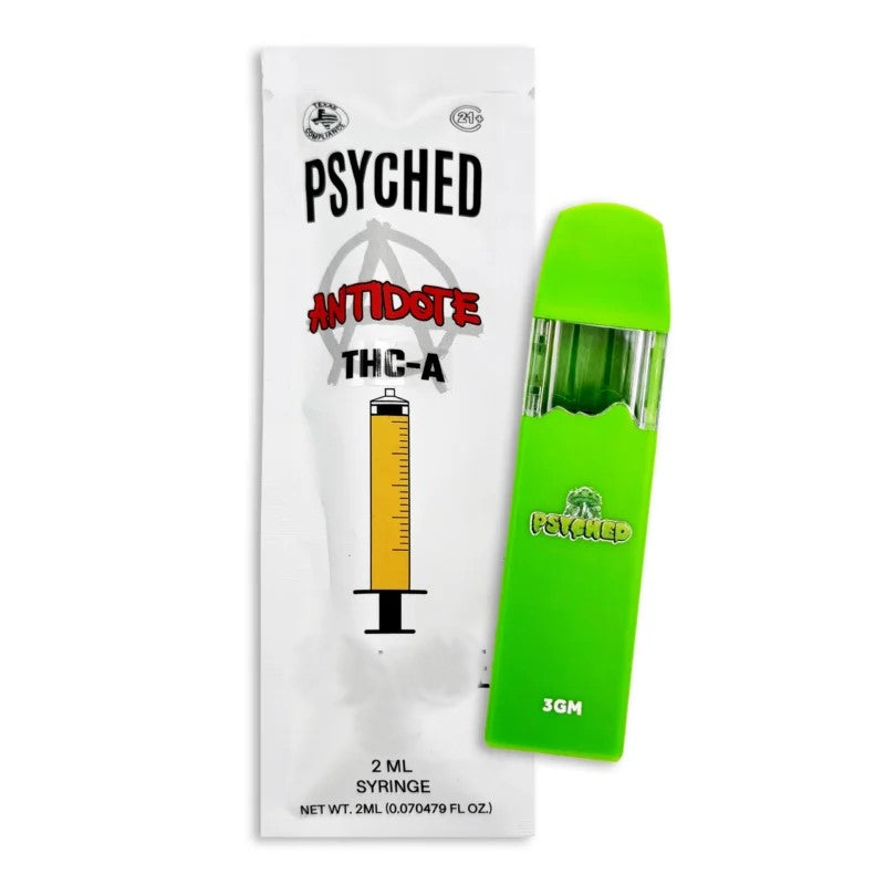 PSYCHED SYRINGE ANTIDOTE GREEN CRACK SATIVA 2ML
