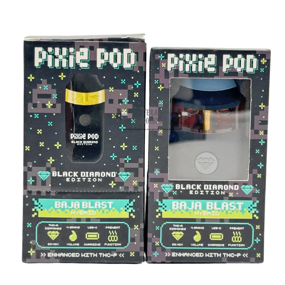 PIXIE POD BLK DMND EDT BAJA BLAST HYBD 4G|752298508606|Pack Of|5