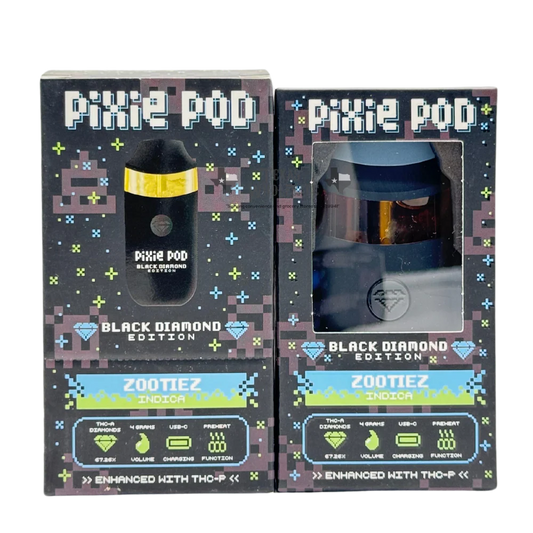 PIXIE POD BLK DMND EDT ZOOTIEZ INDICA 4G|752298508637|Pack Of|10