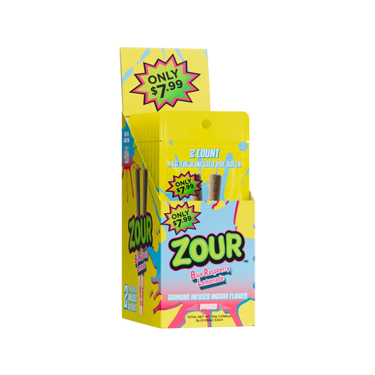 ZOUR STASH DMND PROLL BLUE RSPBRY LMNADE 1.25GM