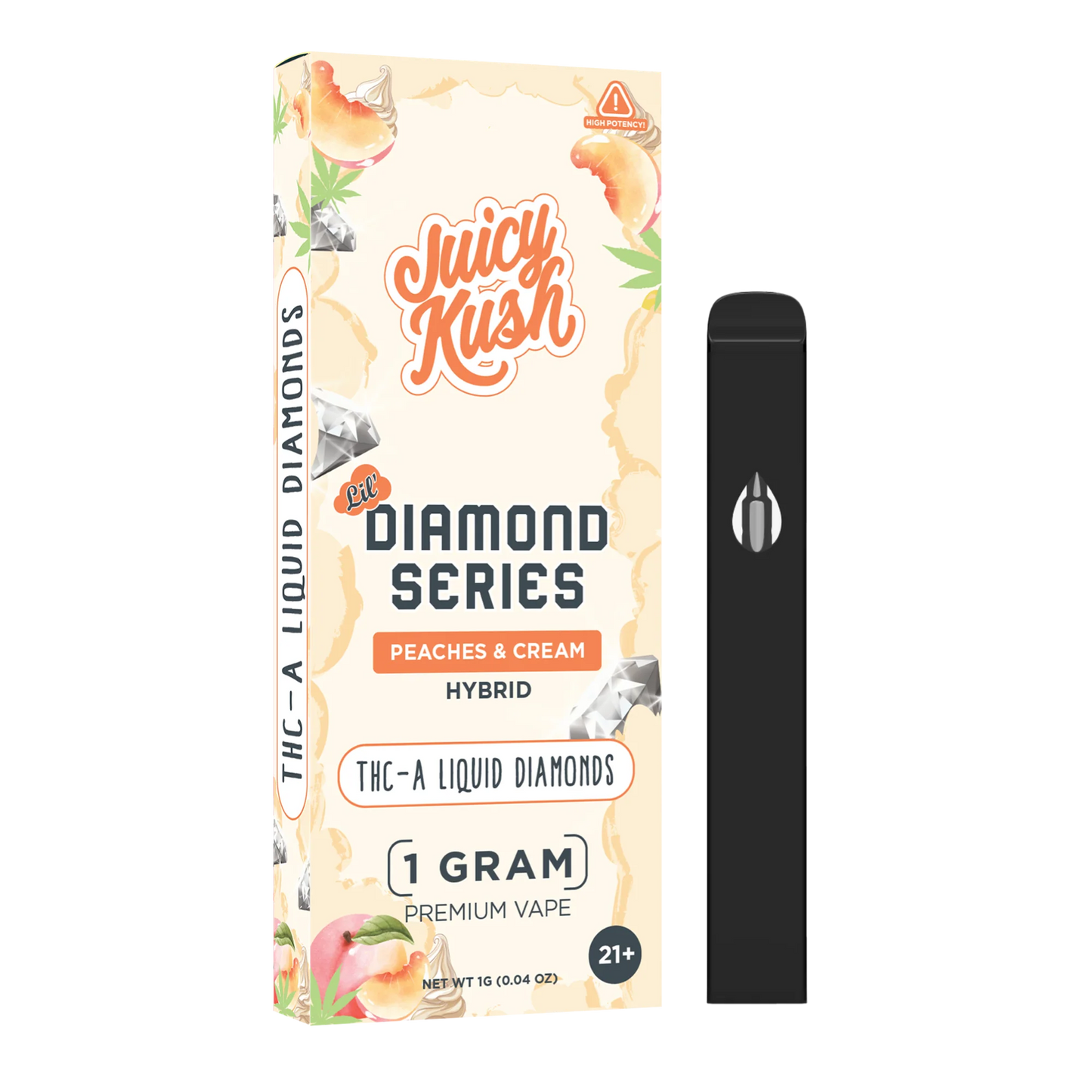 JUICY KUSH PEACHES AND CREAM HYBRID 1G|850021044817|Pack Of|5