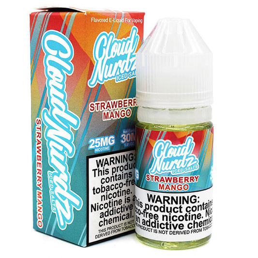 CLOUD NURDZ ICED STRAWBERRY MANGO 50MG 30ML