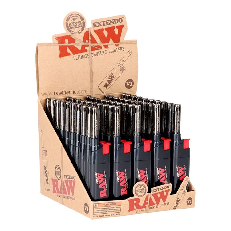 RAW BLACK ENTEENDO LIGHTER 50CT
