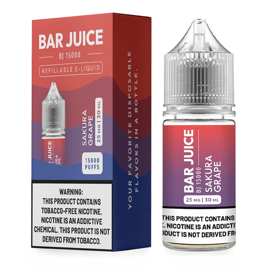 BAR JUICE SAKURA GRAPE 25MG 30ML
