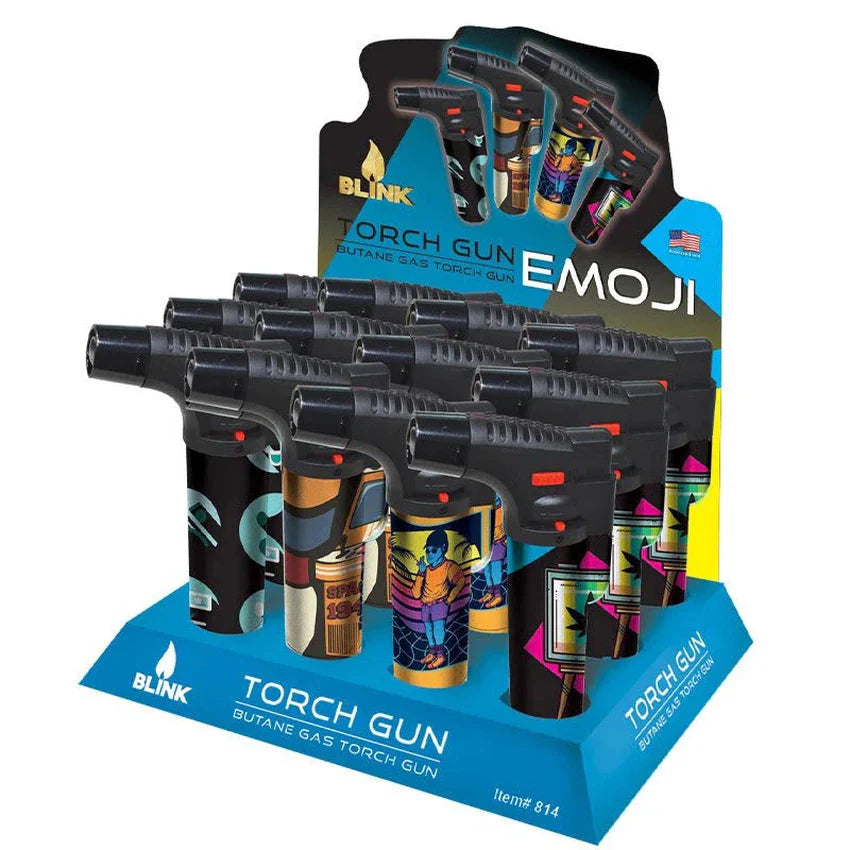 BLINK TORCH GUN (12CT/BOX)-EMOJI #814