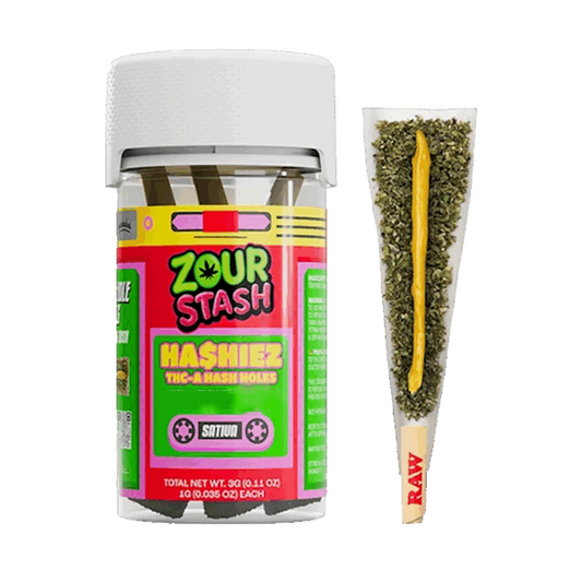 ZOUR HASHIEZ THCA HASH HOLES CITRUS SUNBURST SATVA 1GM PROLL 3CT