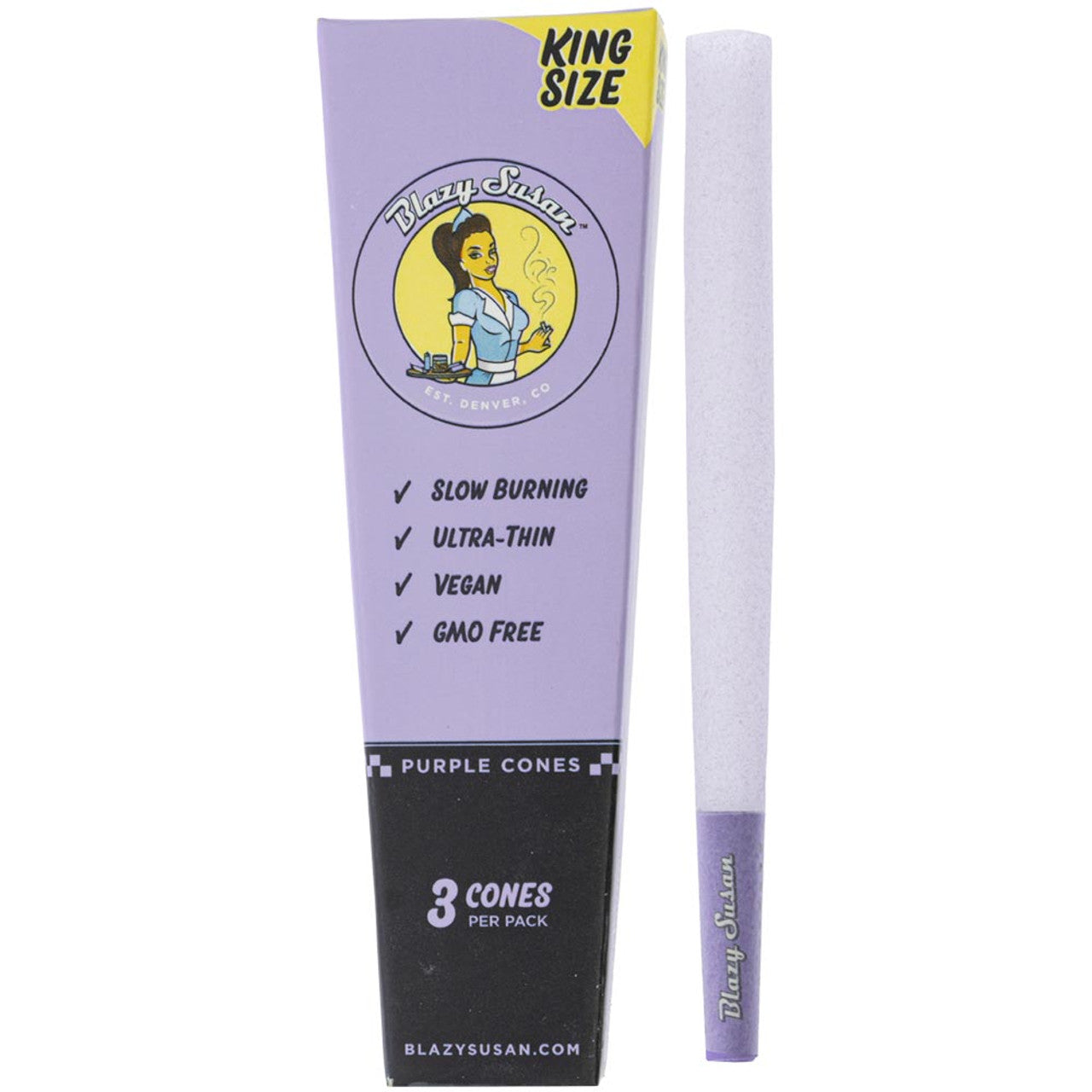 BLAZY SUSAN PURPLE CONE KING SIZE 3CT