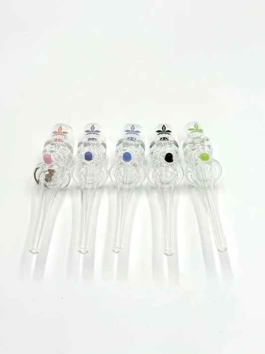 GLASS STRAW PEANUT DAB SMALL 1CT