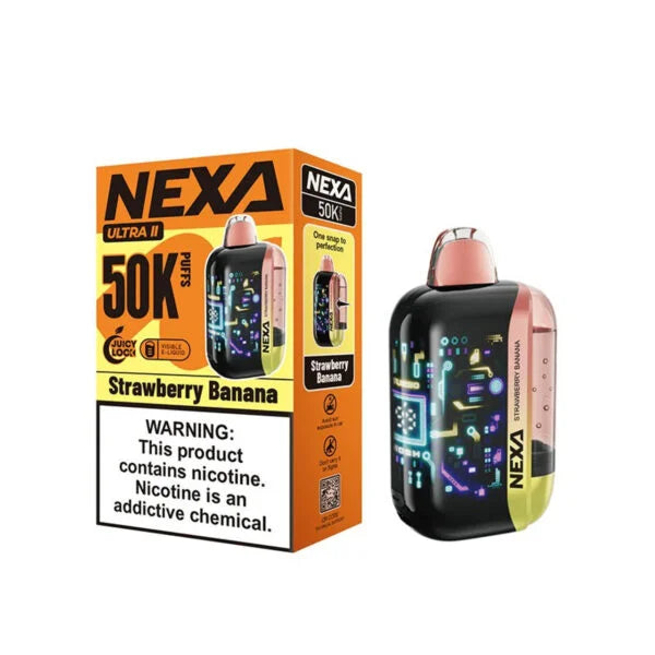 NEXA ULTRA II|NEXA ULTRA II STRAWBERRY BANANA 50K|6942344010250|Pack of 5