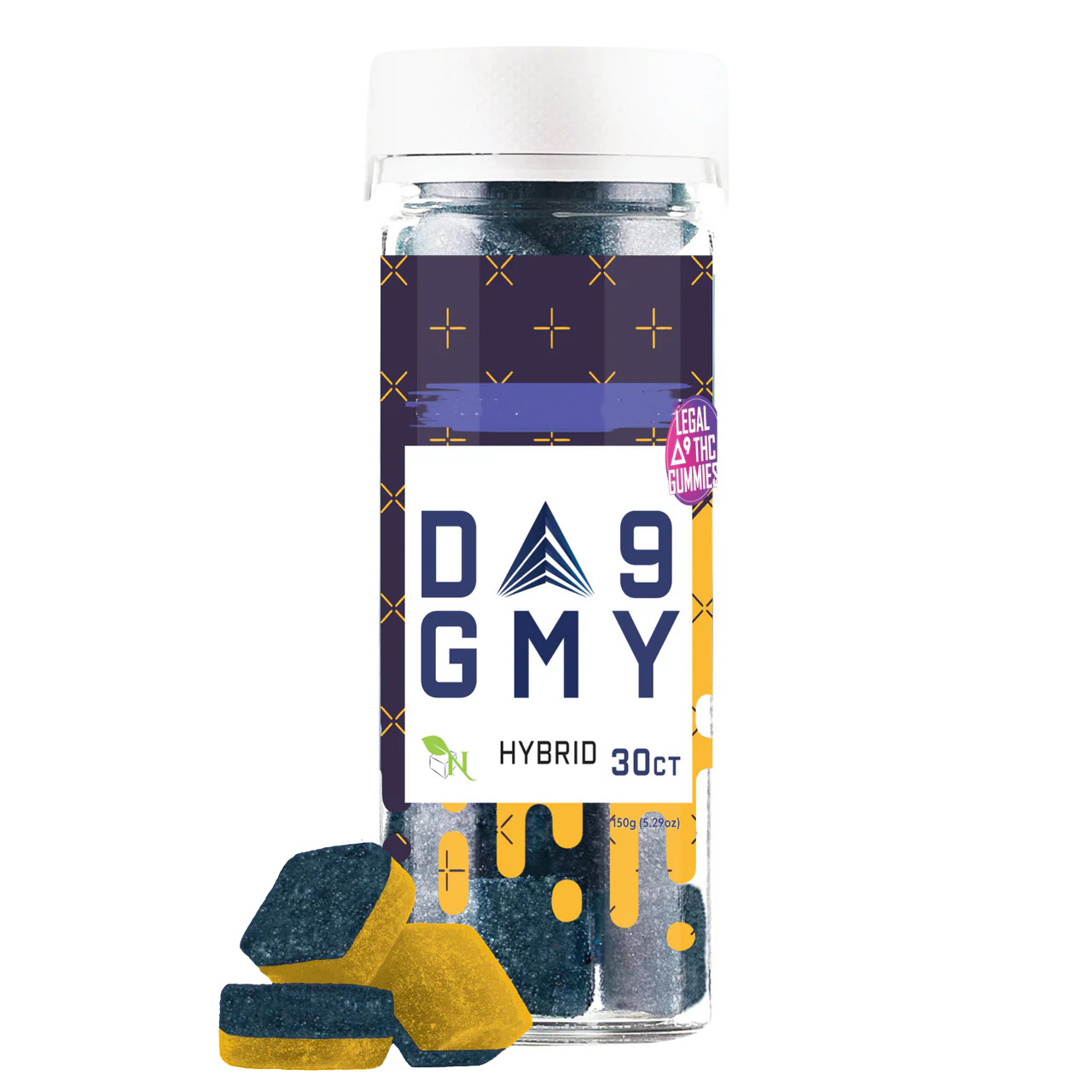 AGFN D9 GUMMY 30CT SUPER GRAPE 810MG