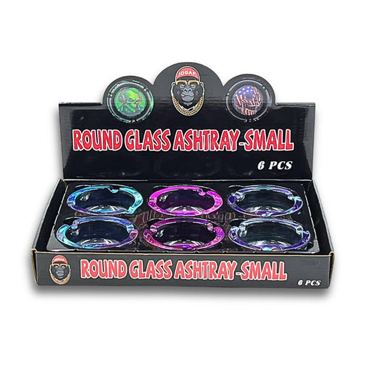 GLASS ASHTRAY IDGFA ASH4-14 6CT