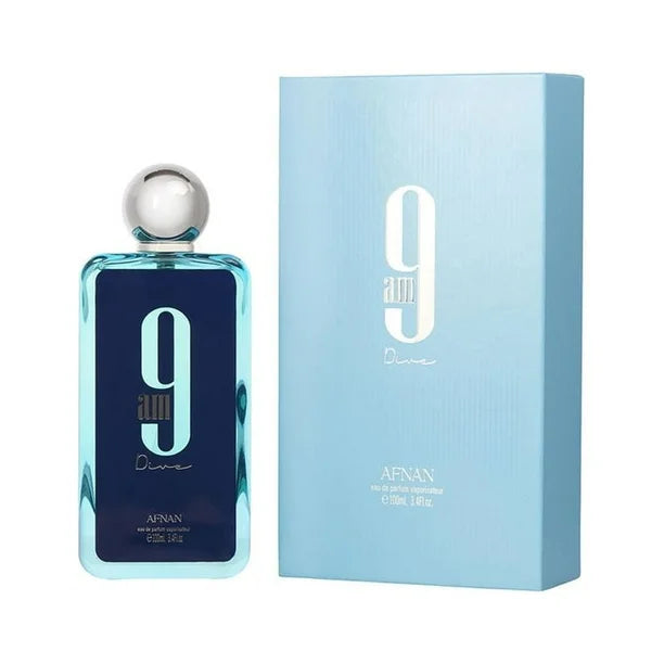 M AFNAN 9AM DIVE HOMME EDP 3.4 OZ