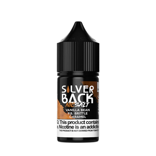 SILVER BACK CARML VANILA BEAN PB BRITLE 45MG 30ML