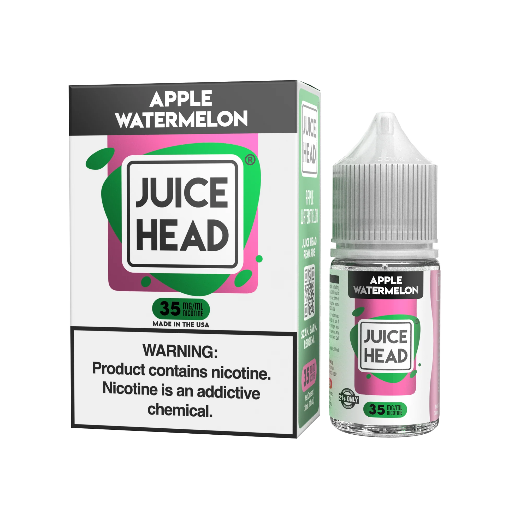 JUICE HEAD APPLE WATERMELON 50MG 30ML