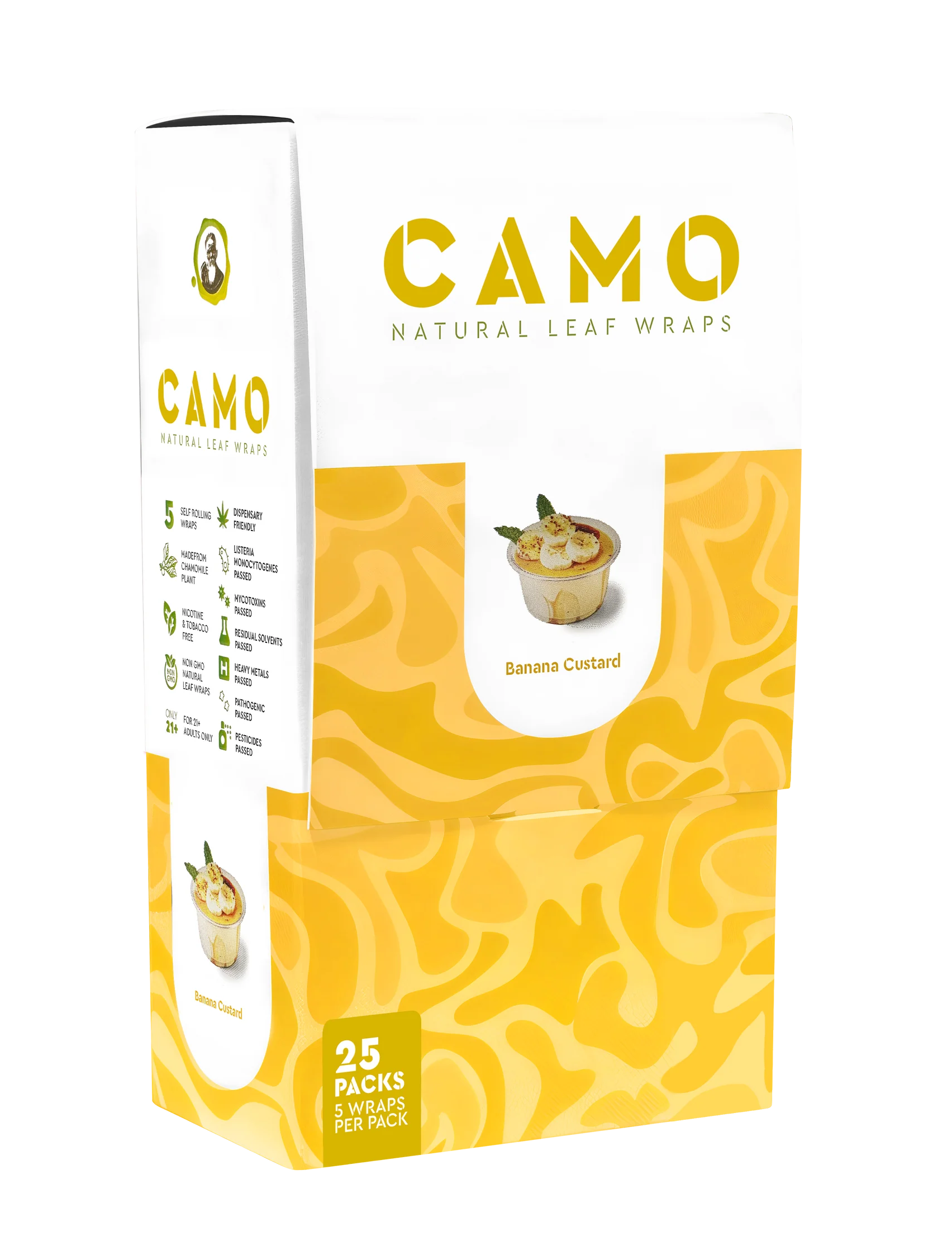 CAMO NATURAL LEAF WRAPS BANANA CUSTARD