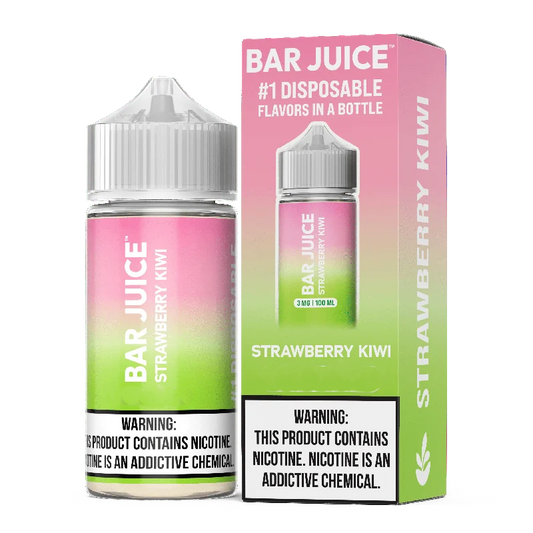 BAR JUICE TFN ELIQUID 100ML 3MG STRAWBERRY KIWI