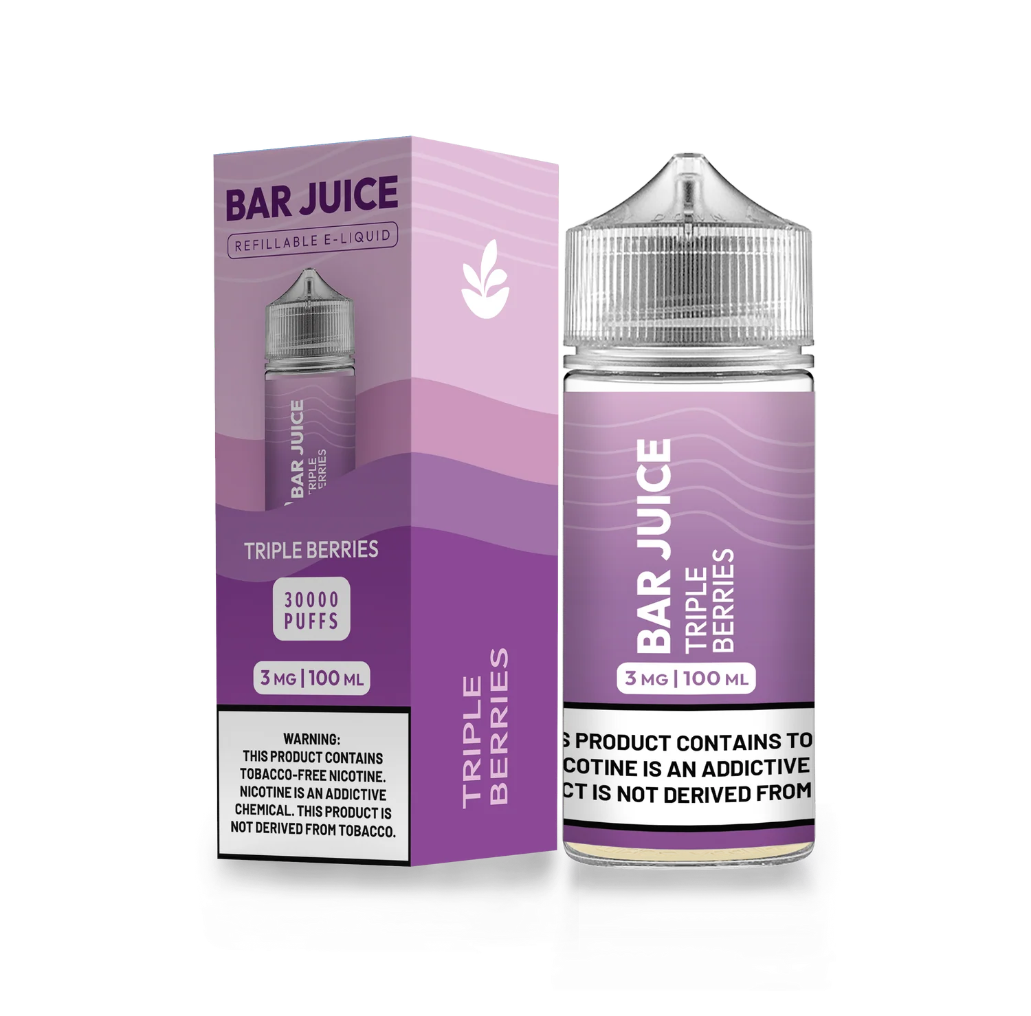 BAR JUICE TRIPLE BERRIES 100ML 3MG