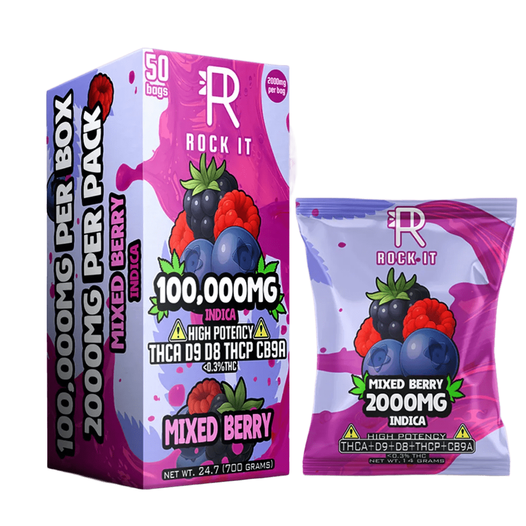ROCK IT D9 HIGH POTENCY MIXED BERRY IND 2000MG
