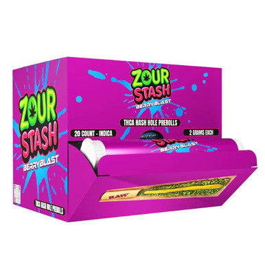 ZOUR STASH THCA HASH HOLES PROLL BERRY BLAST 2GM