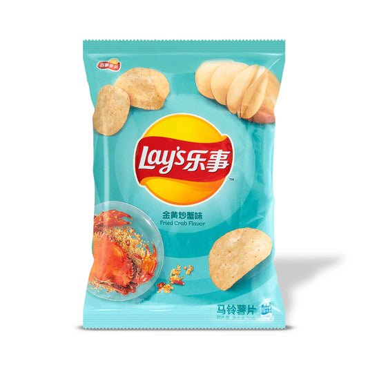 LAYS FRIED CRAB POTATO CHIPS 2.46OZ