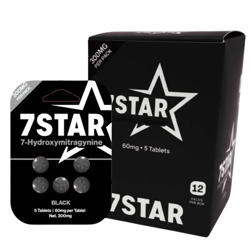 7 STAR HYDROXYMITRAGYNINE BLACK 5CT 60MG