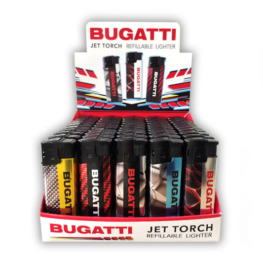 BUGHATTI TORCH LIGHTERS 50CT