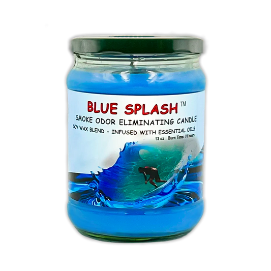 BLUNTEFFECT ODOR CANDLE BLUE SPLASH 13OZ