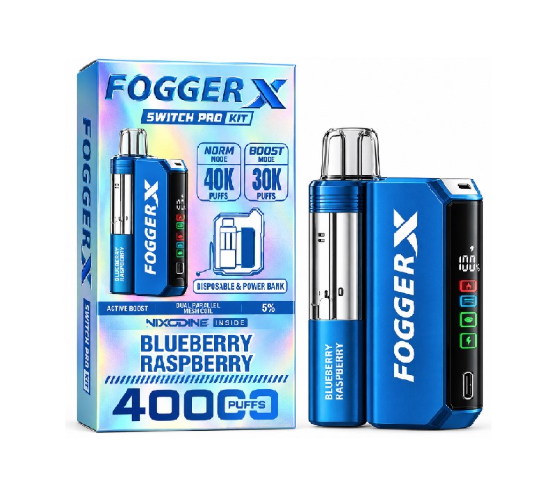 FOGER X SWITCH PRO KIT NXD BLUEBERRY RASPBERRY 40K