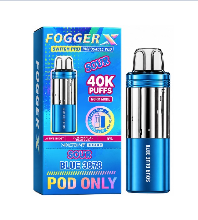 FOGER X SWITCH PRO POD NXD SOUR BLUE 3878 40K