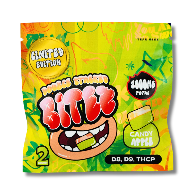 DOUBLE STACKED BITES D9 PEAR CHAMPAGANE GUMY 2000MG