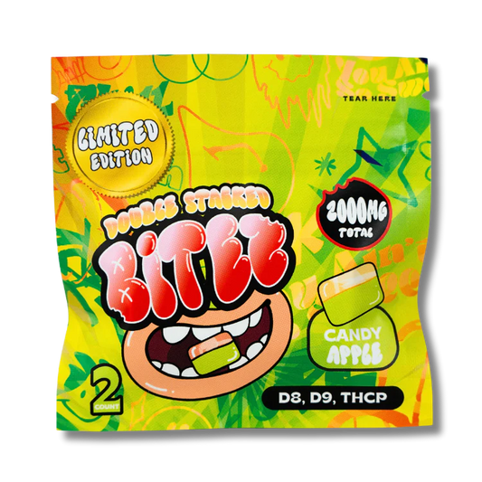DOUBLE STACKED BITES D9 PEAR CHAMPAGANE GUMY 2000MG