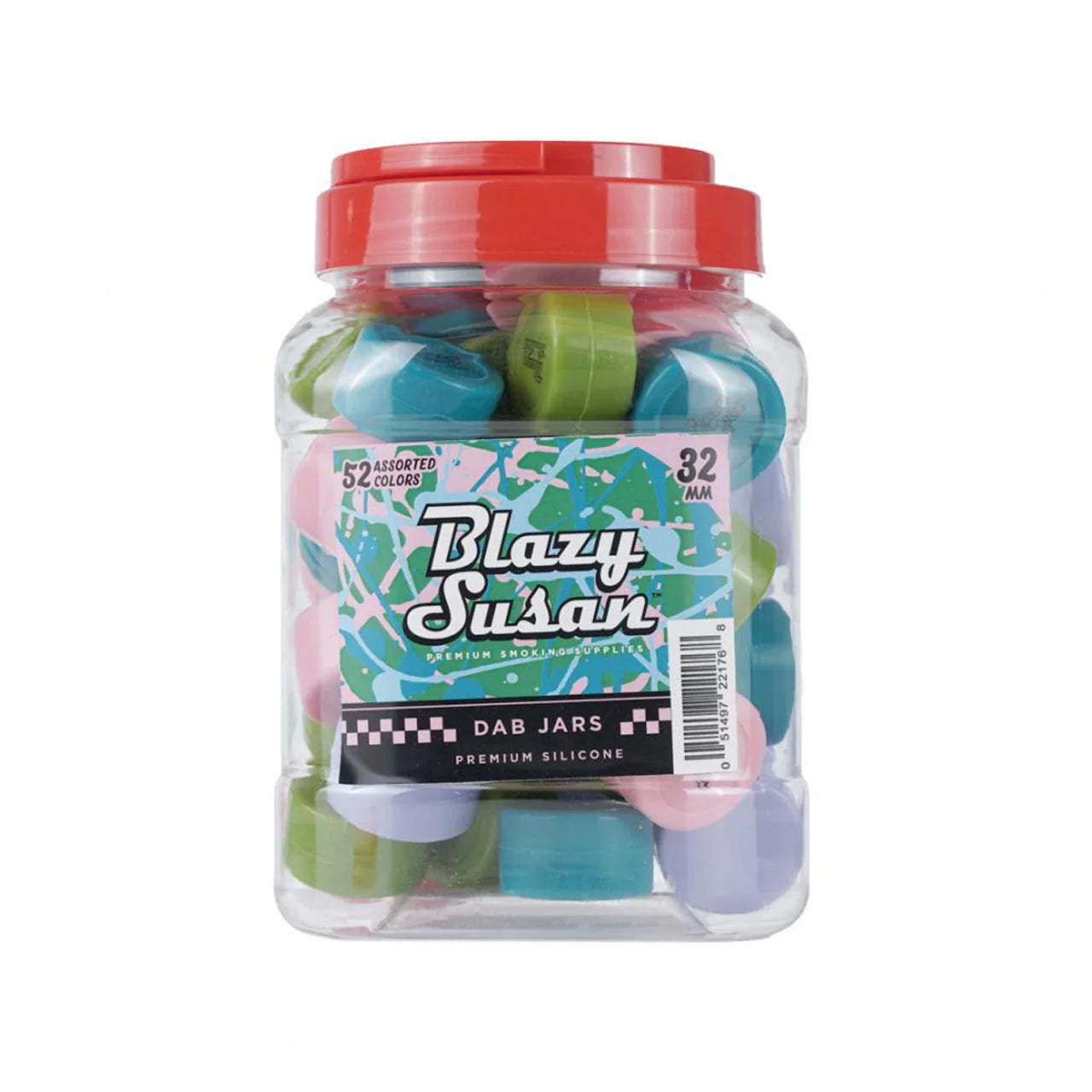 BLAZY SUSAN SILICONE PUCK 32MM ASSTD COLOR