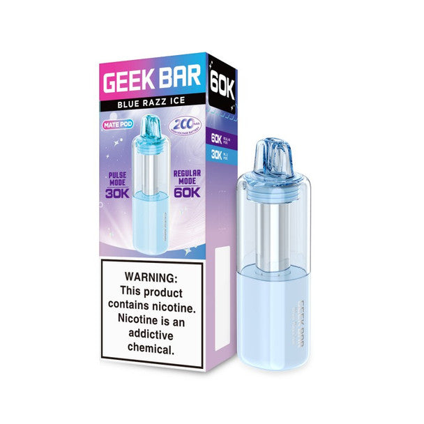 GEEK BAR MATE POD BLUE RAZZ ICE 60K