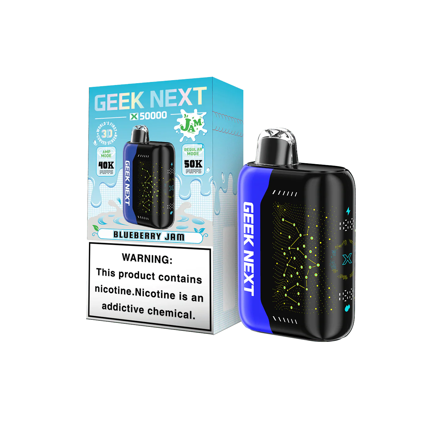 GEEK NEXT X50000 BLUEBERRY JAM 50K
