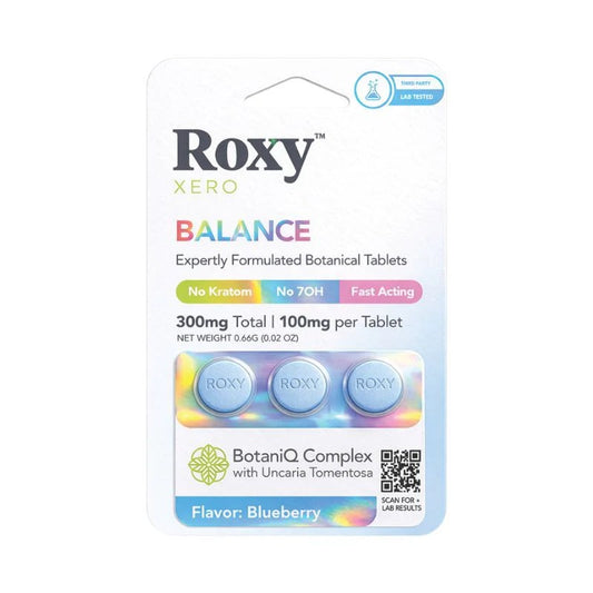ROXY XERO BALANCE BOTANIC BLUEBERRY 300MG 3CT