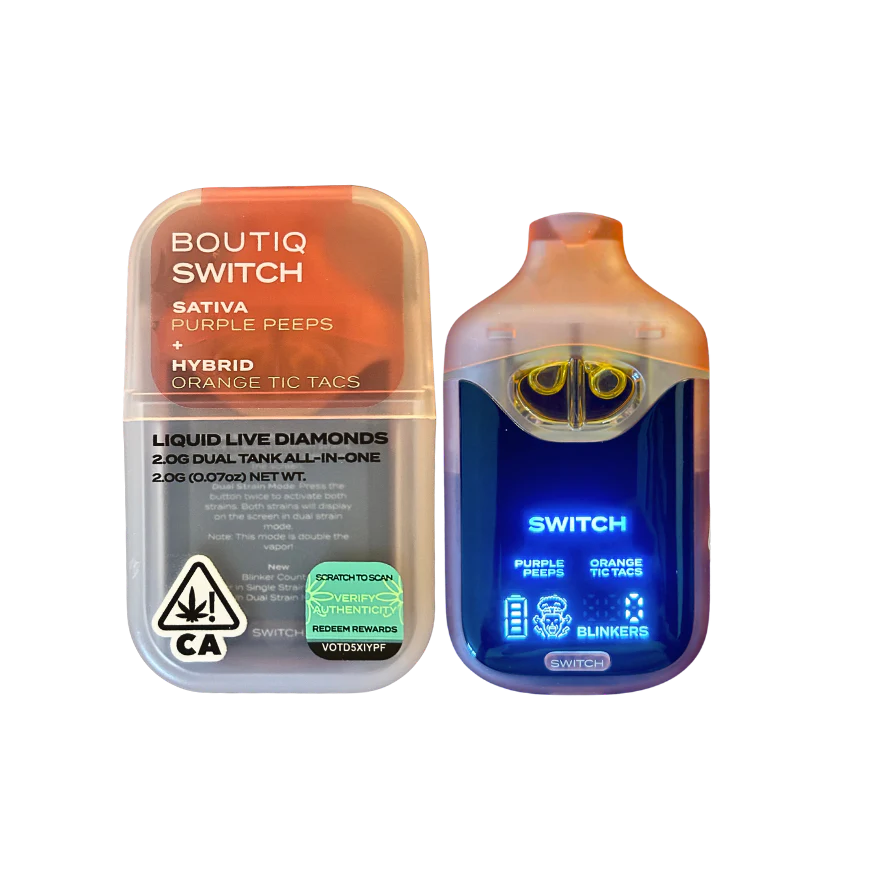 BOUTIQ SWITCH PRPL PEEPS ORNGE TIC TAS SAT HYB 2G|810154386161|Pack Of|10