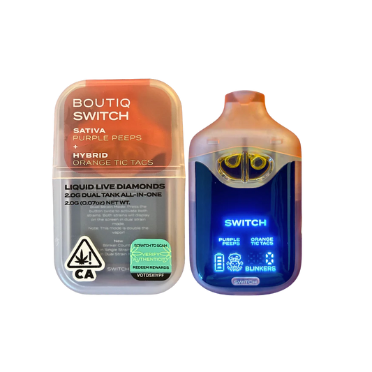 BOUTIQ SWITCH PRPL PEEPS ORNGE TIC TAS SAT HYB 2G|810154386161|Pack Of|10