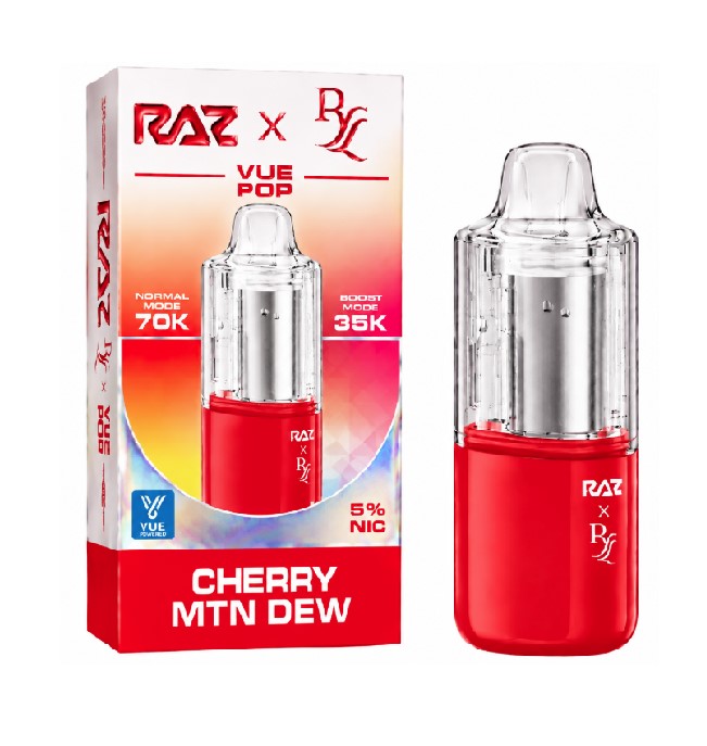 RAZ X VUE POD CHERRY MTN DEW 70K