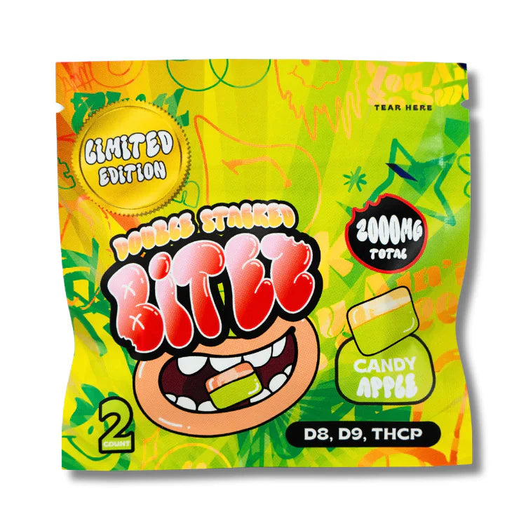 DOUBLE STACKED BITES D9 CANDY APPLE GUMY 2000MG