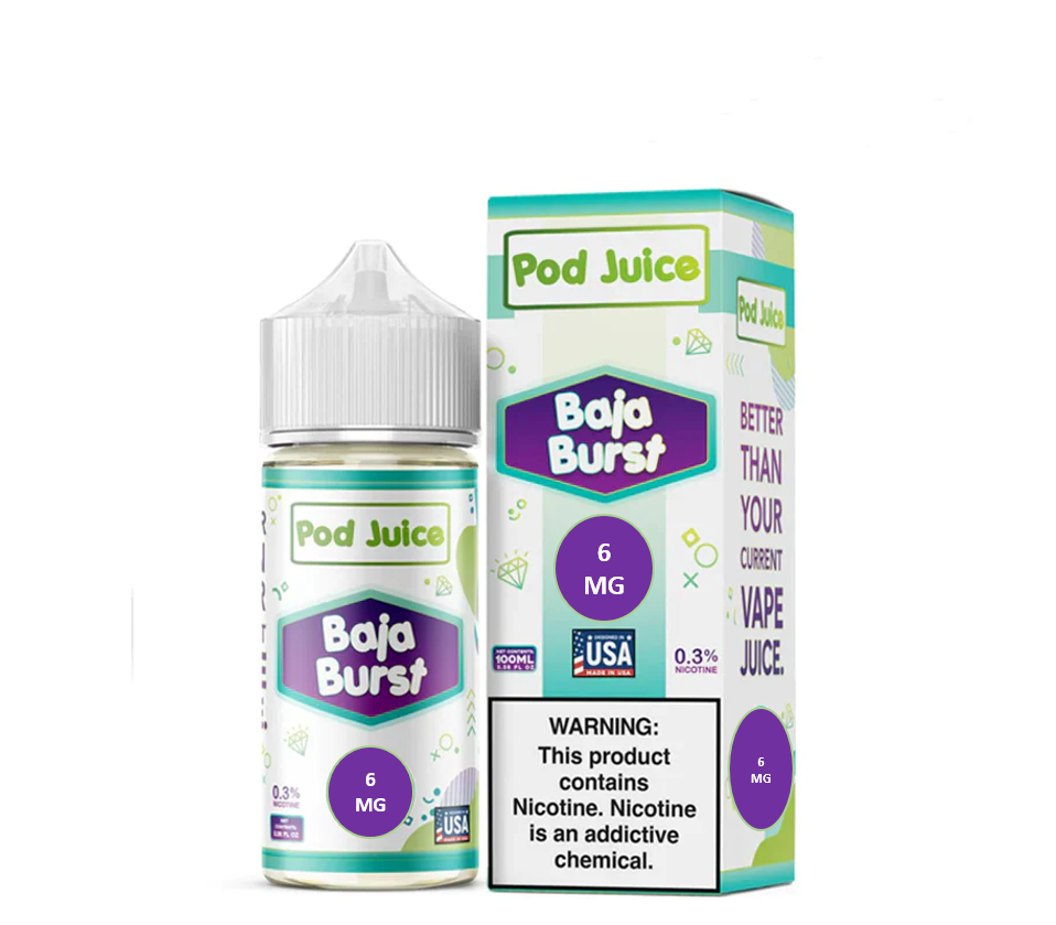 POD JUICE BAJA BURST 6MG 100ML
