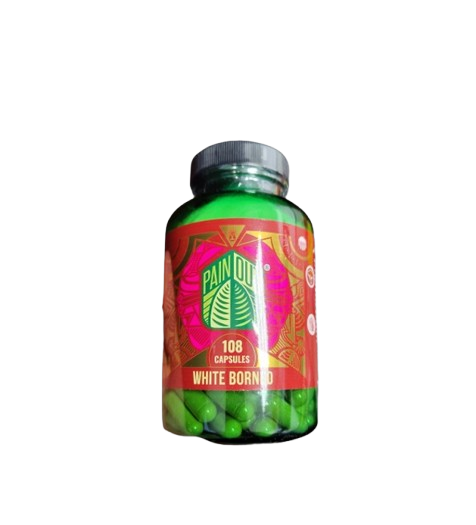 PAIN OUT KRATOM WHITE BORNEO CAPSULES 108CT