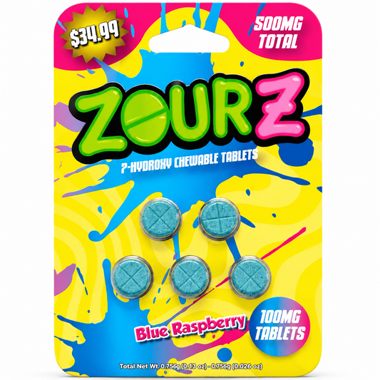 ZOUR Z 7HYDROXY BLUE RASPBERRY 500MG