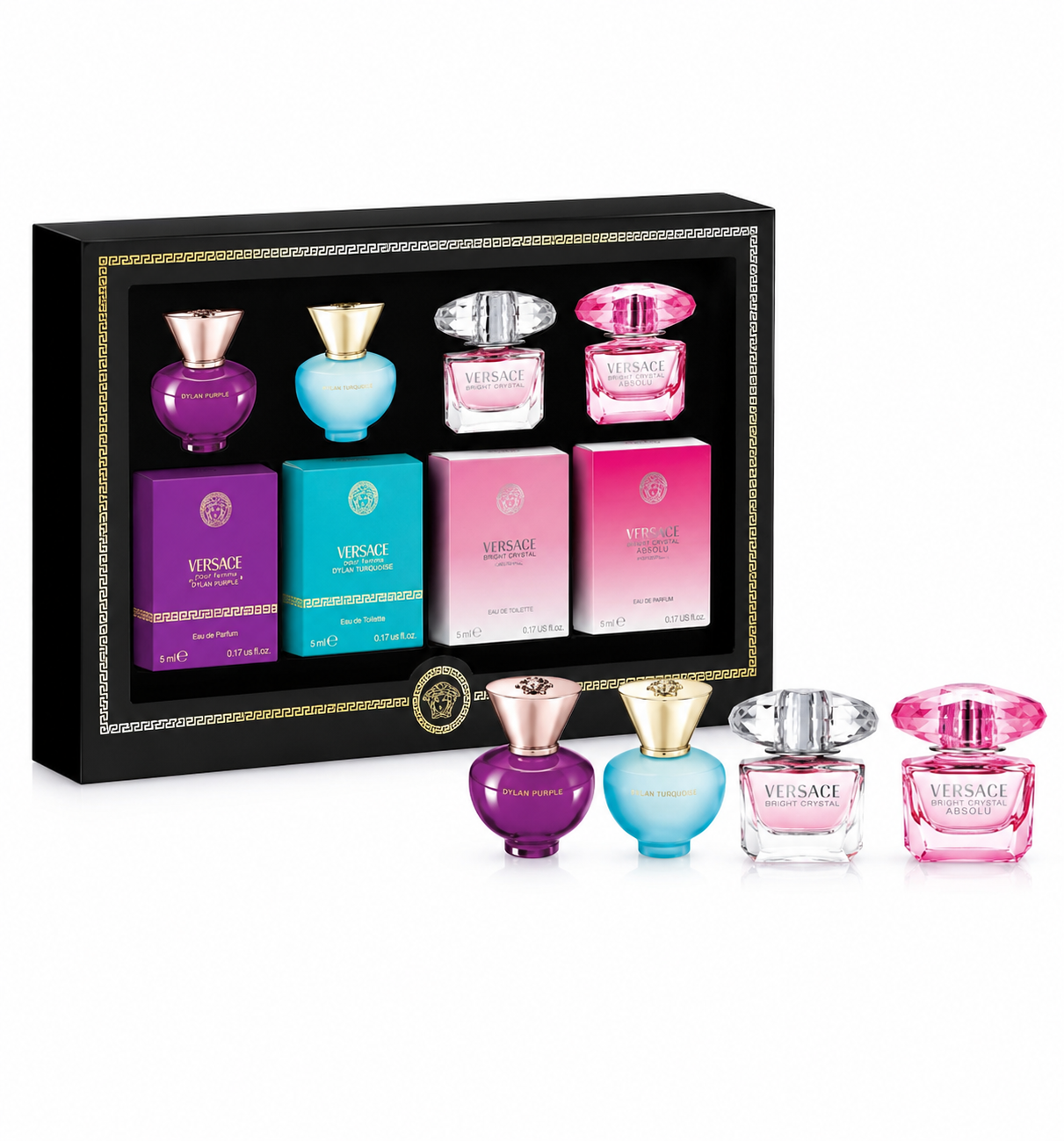LS VERSACE DYLAN BLUE POUR FEMME 4PC 5ML